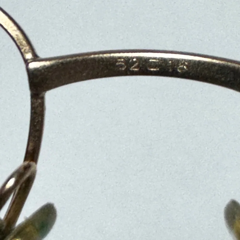 Versace Gold and Black Cat Eye Optical Eyeglass Frames Made in Italy 52-18
